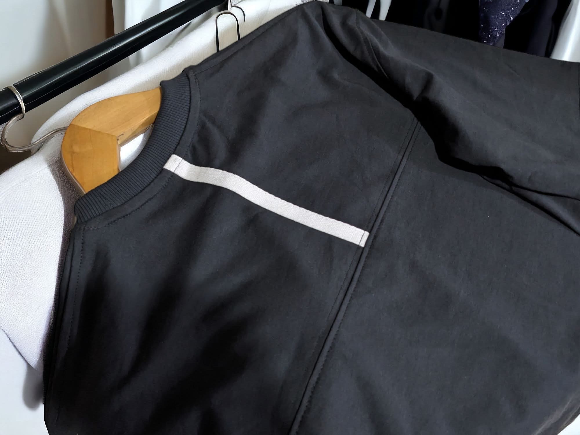 Dark Ash oversized t-shirt back tape 200 GSM_img_6