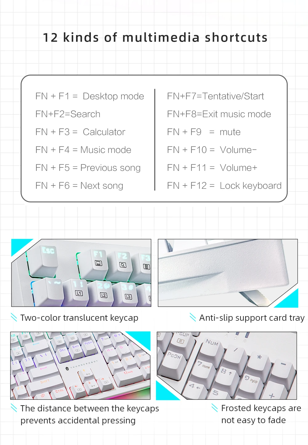 Thunderobot KG3104 Hotswap RGB Mechanical Keyboard Red Switch_img_8