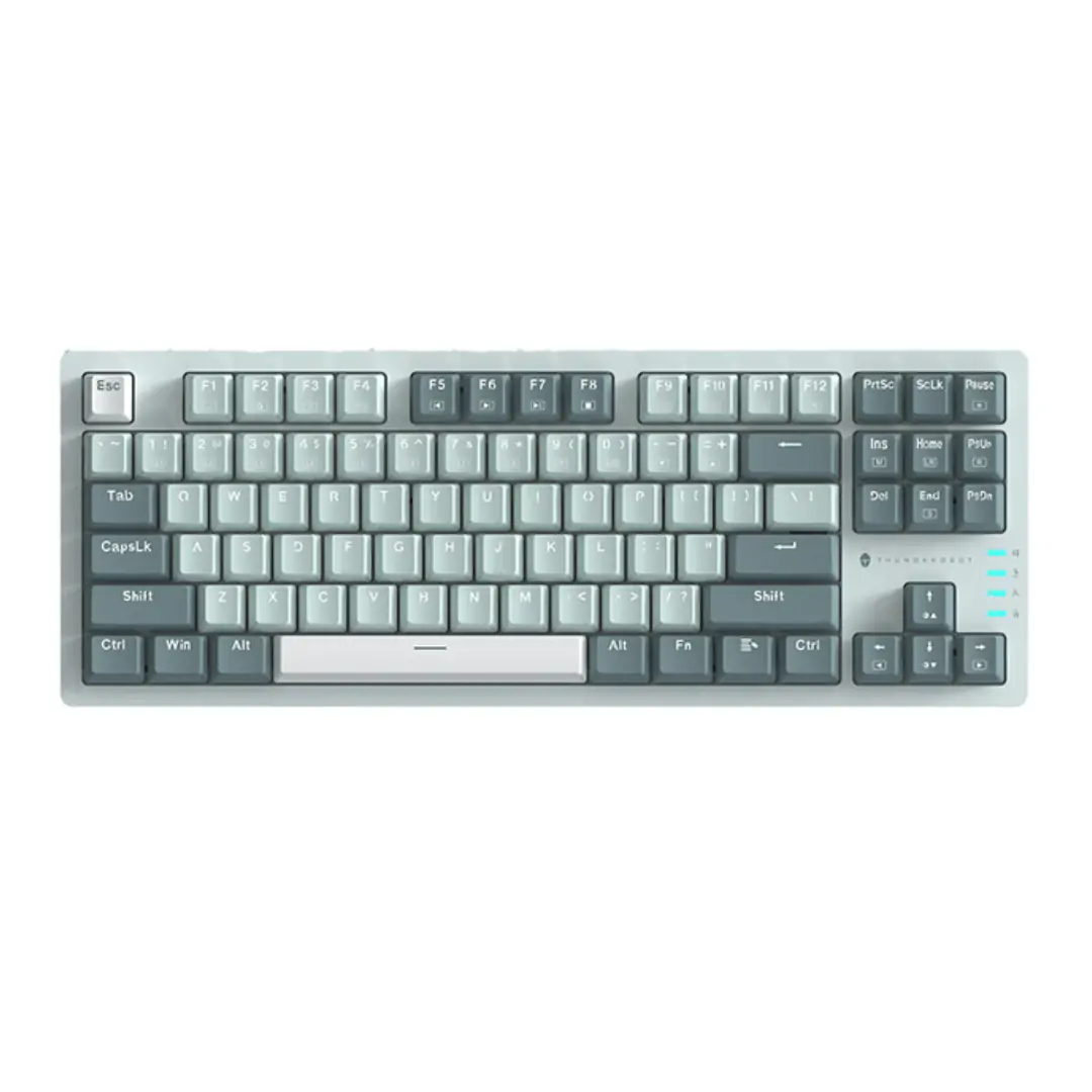 (Sold Out) Thunderobot K87 Hot-Swappable Mechanical Keyboard Bright Cream/Mint - Red Switch_img_0