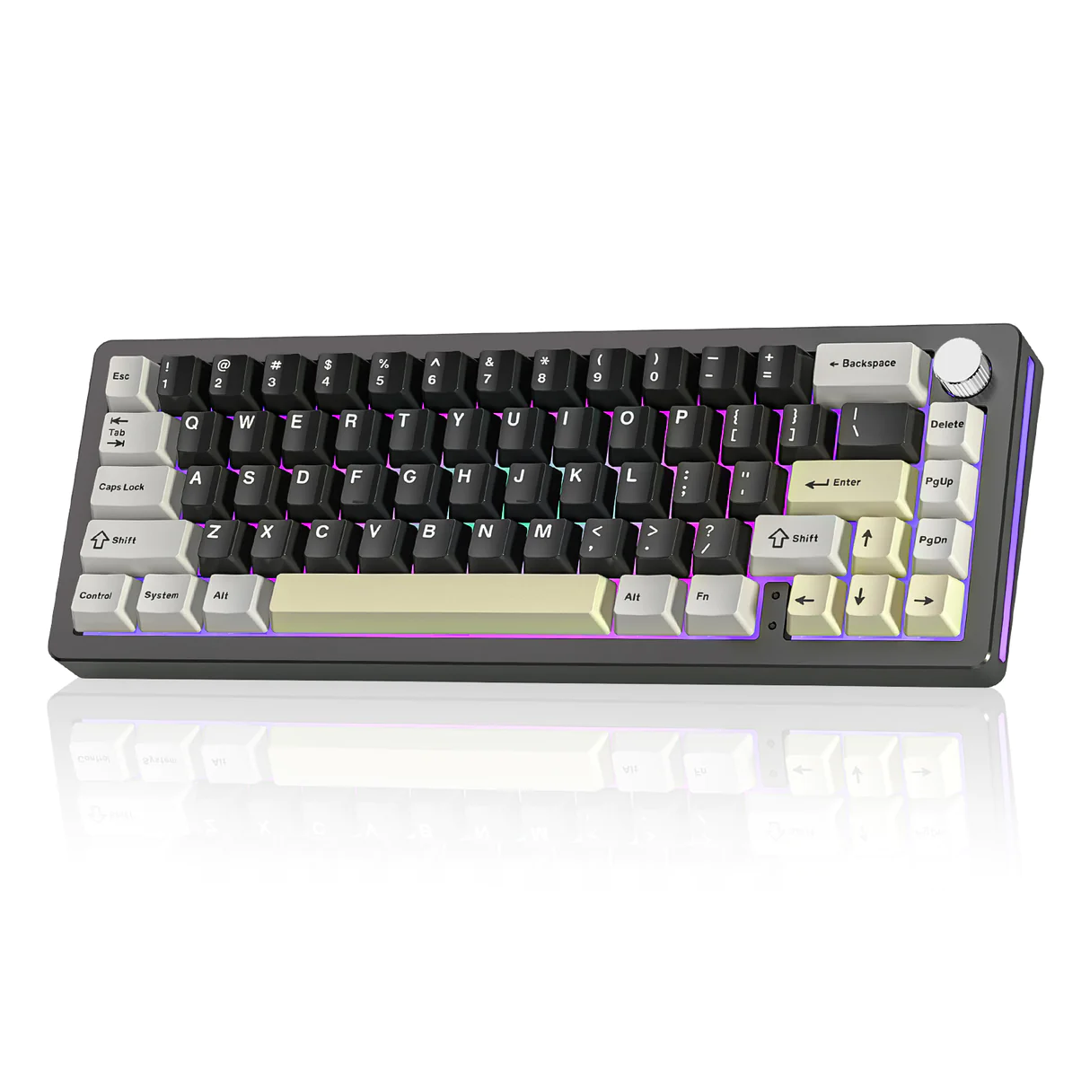 YUNZII AL66 Knob CNC Aluminum Wireless Mechanical Keyboard_img_2