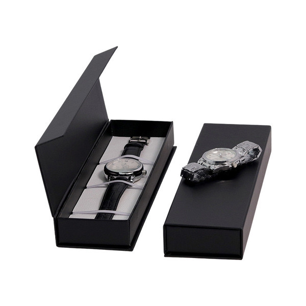 Pu Leather  Long size Flip Watch box_img_1
