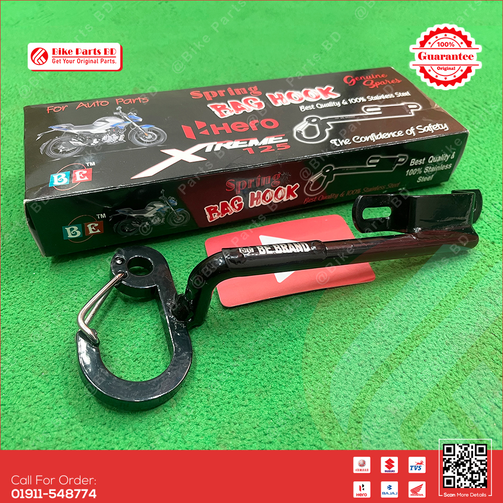 Bag Hook (CNC-Spring-After Market) for Hero Xtreme 125R bike.