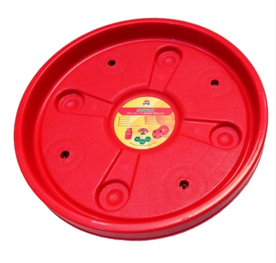 Wheeled Trolley Gas Cylinders and Flower Pots_img_11