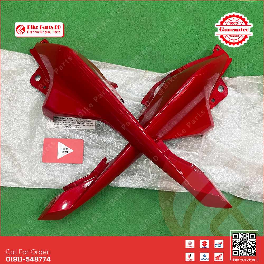 Back Panel for Yamaha Fazer V2 (Red) bike._img_0