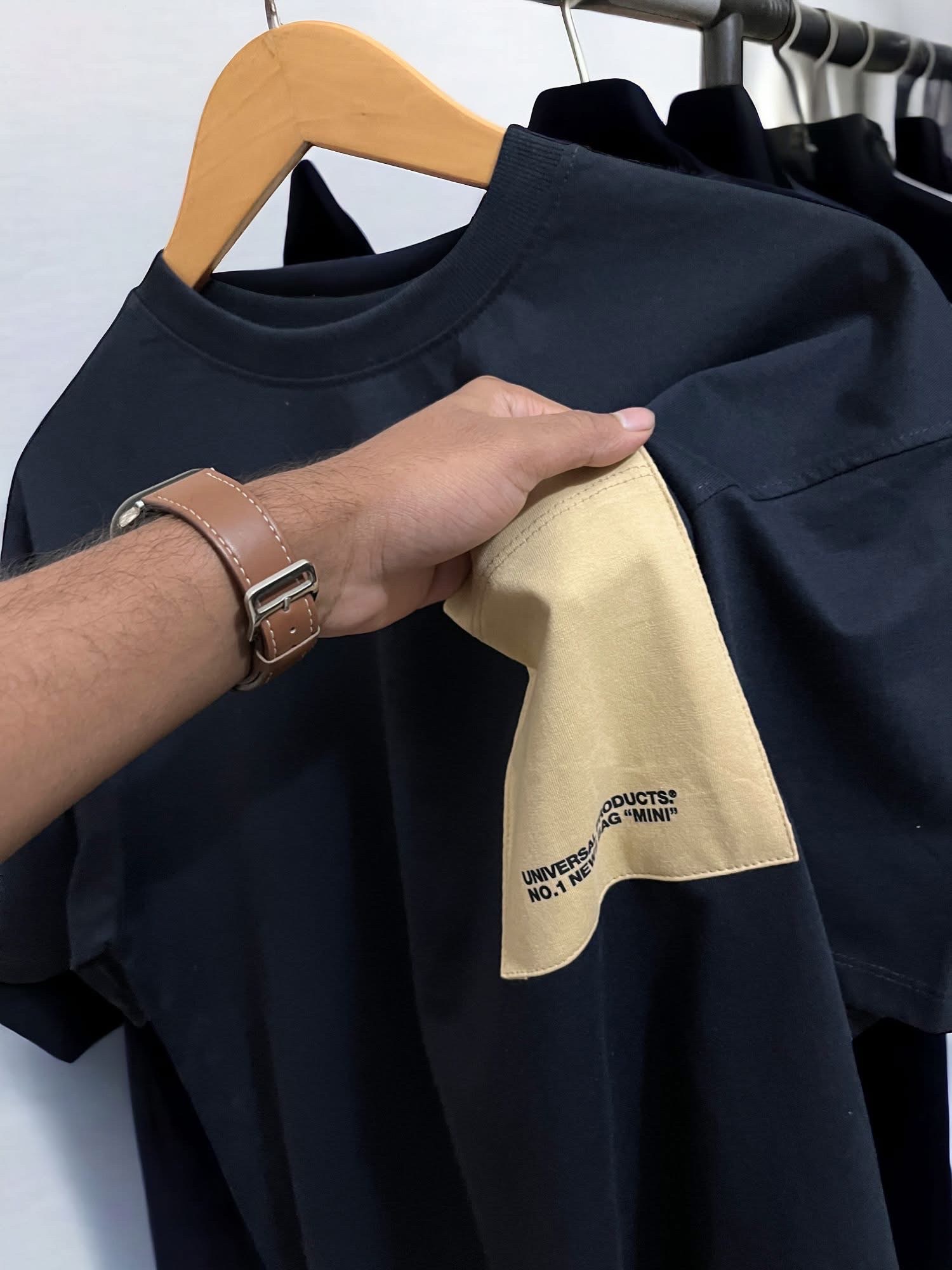 Premium Navy oversized t-shirt- 200 GSM_img_1