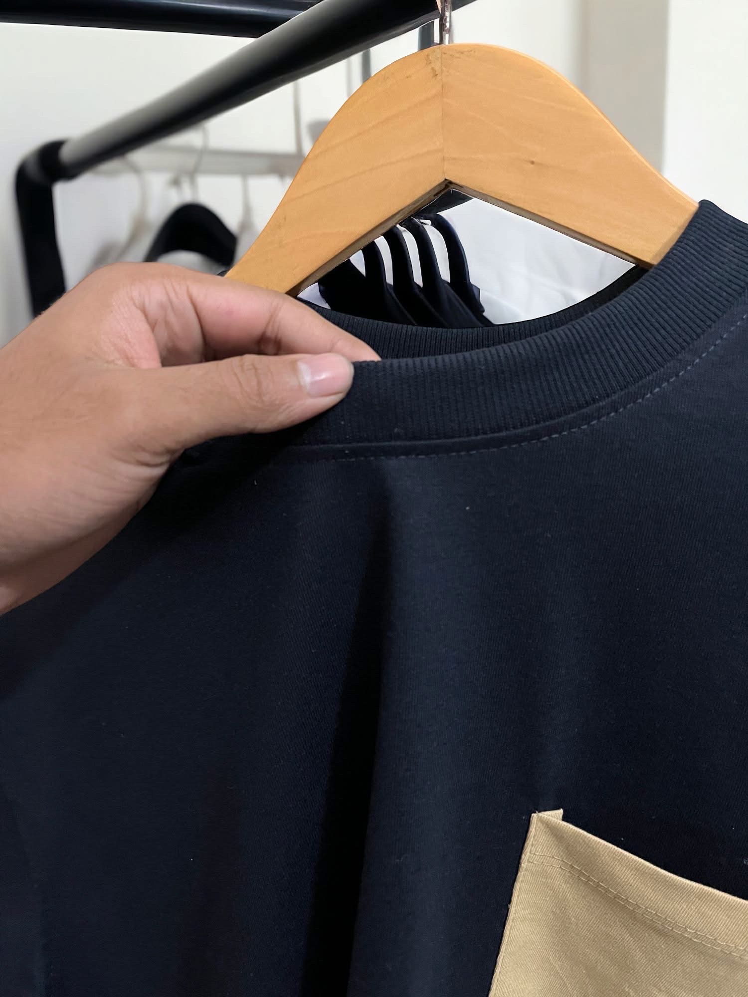 Premium Navy oversized t-shirt- 200 GSM_img_3