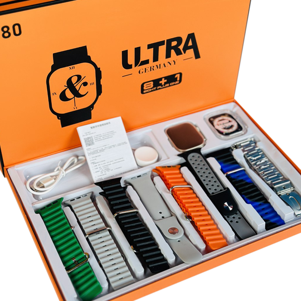 Y80 Ultra Smartwatch with 8 Strap bluetooth Calling Smartwatch 2.02" Display_img_5