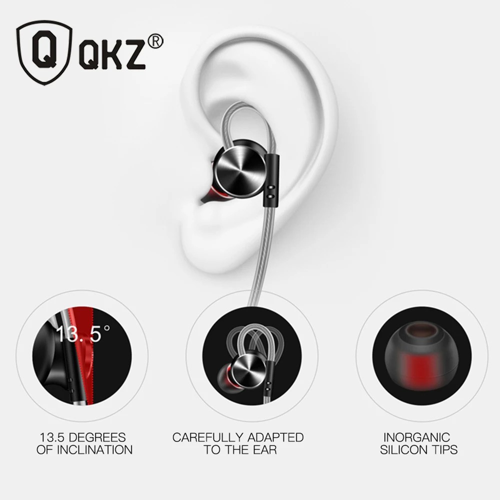 DM10 QKZ DM10 Zinc Alloy HiFi In Ear Earphones QKZ DM10 3.5mm Wired In-Ear Earphone- Dreamy DeaLs_img_3