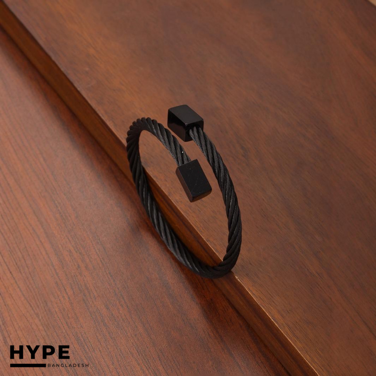 Black stainless steel bracelet_img_1