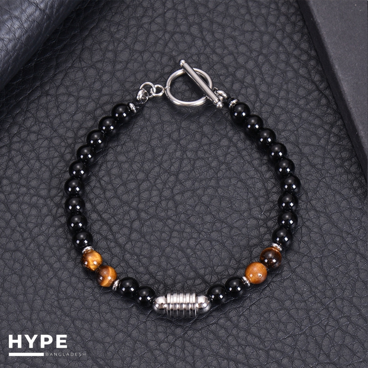 Tiger’s eye beaded bracelet for men_img_0