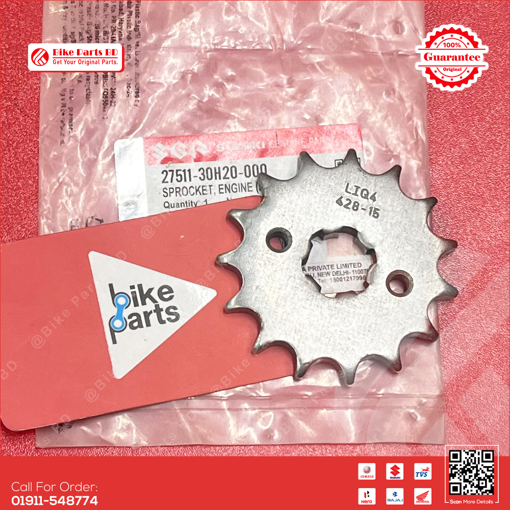 Sprocket Drive (Front Sprocket) for Suzuki Gixxer & Gixxer SF (Old & New Model) bike._img_1