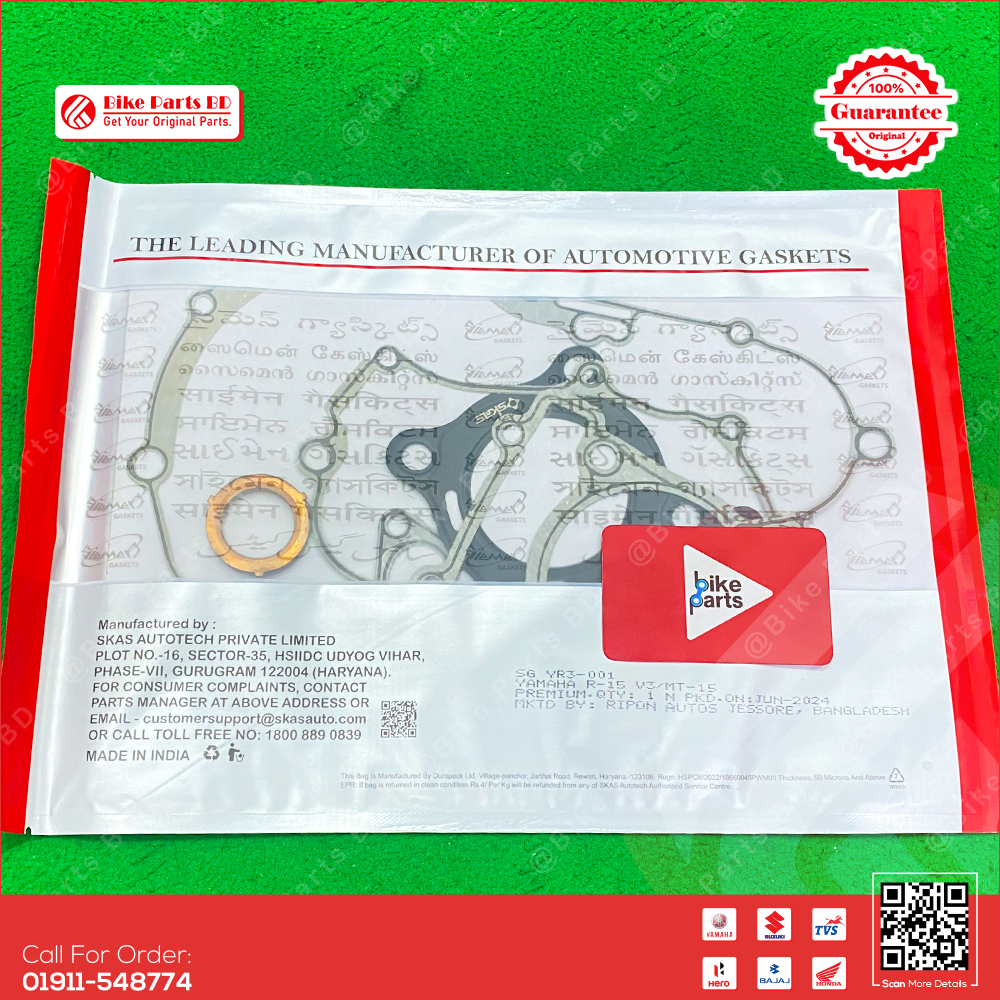 Automotive Gasket for Yamaha R15 V3, R15 V4, R15M, MT15 V1, MT15 V2 bike._img_1