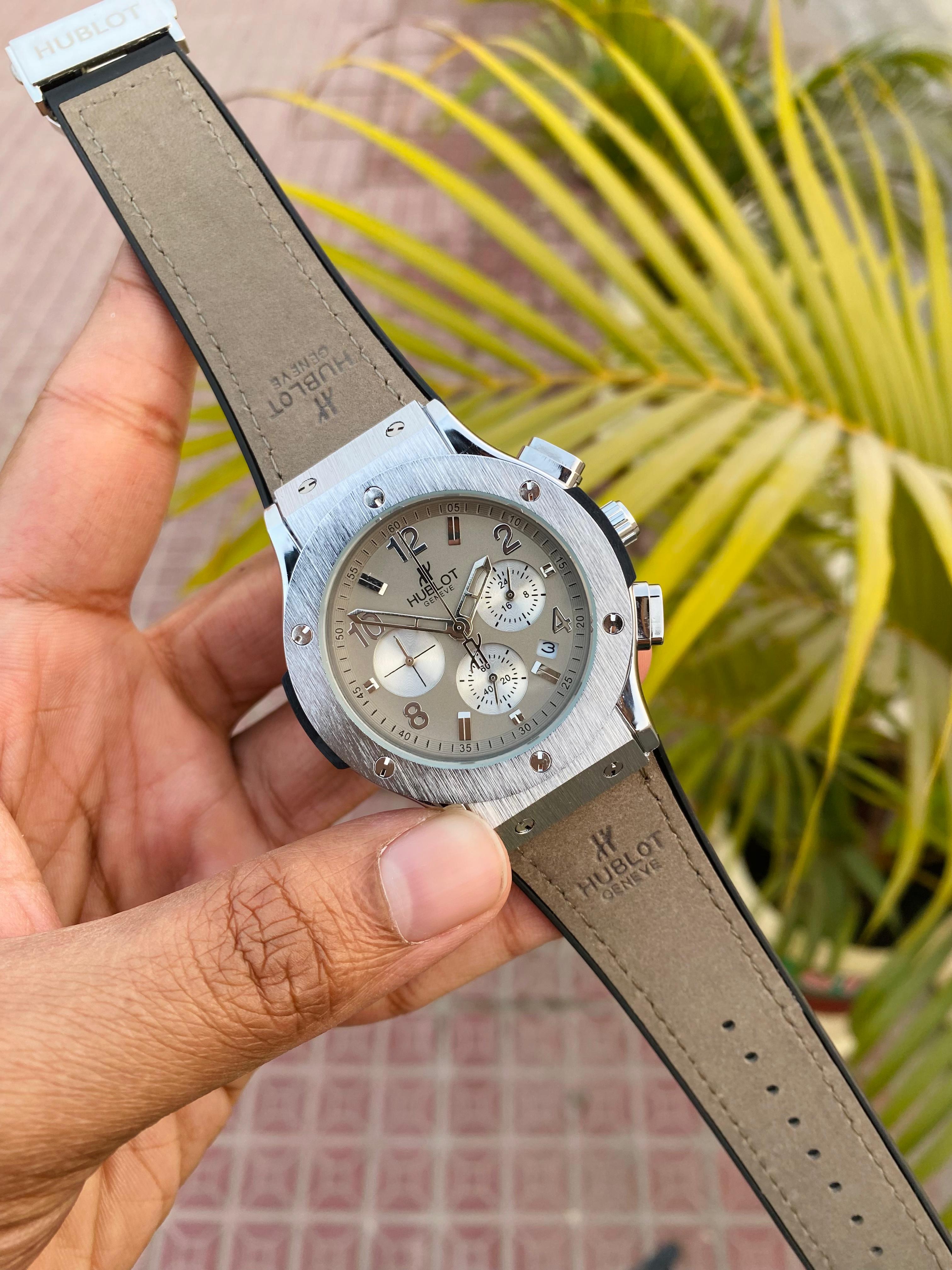 Hublot Geneve Watch Quartz Movement Chronograph Watch._img_1