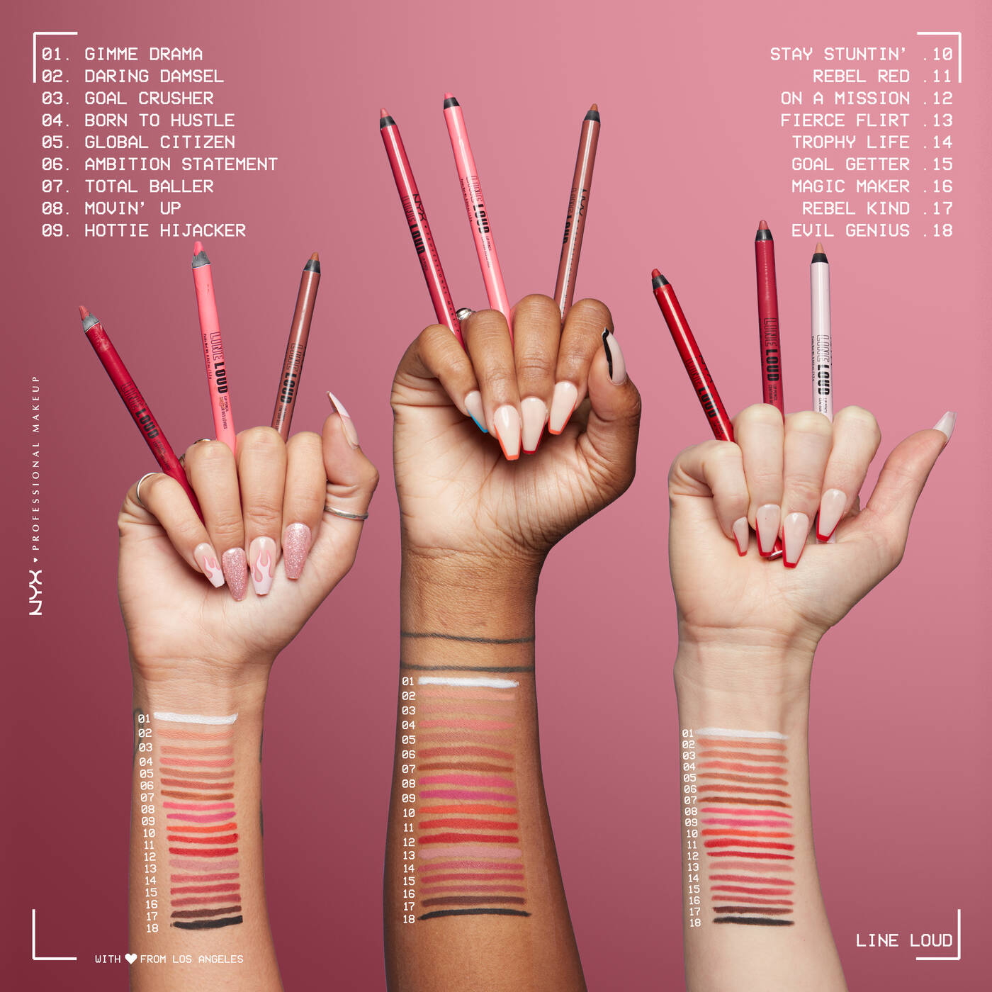 NYX โ Professional Makeup Line Loud Longwear Lip Pencil_img_4