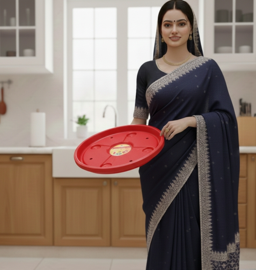 Wheeled Trolley Gas Cylinders and Flower Pots_img_4