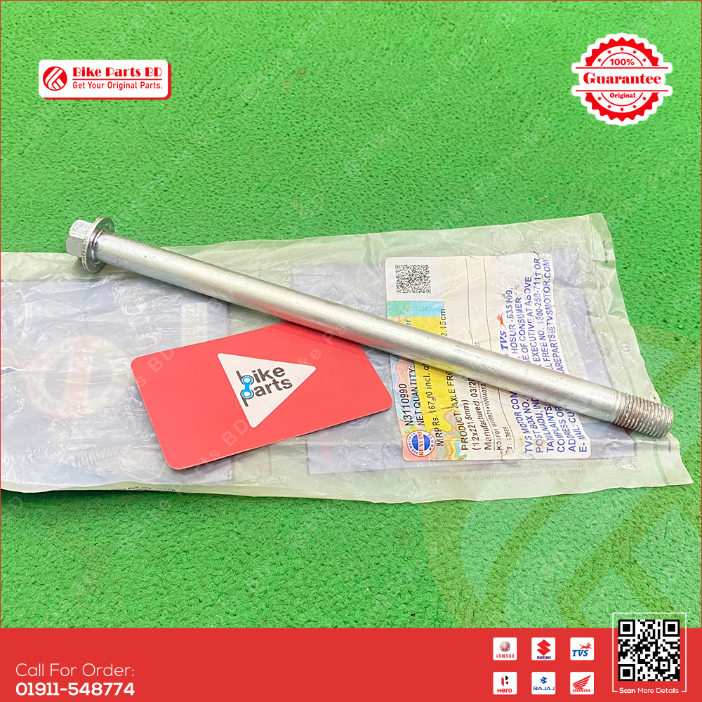 Axel Rod (Sap Rod Front) for TVS RTR 2V 160cc, Rider 125cc, Metro & Sticker bike._img_1