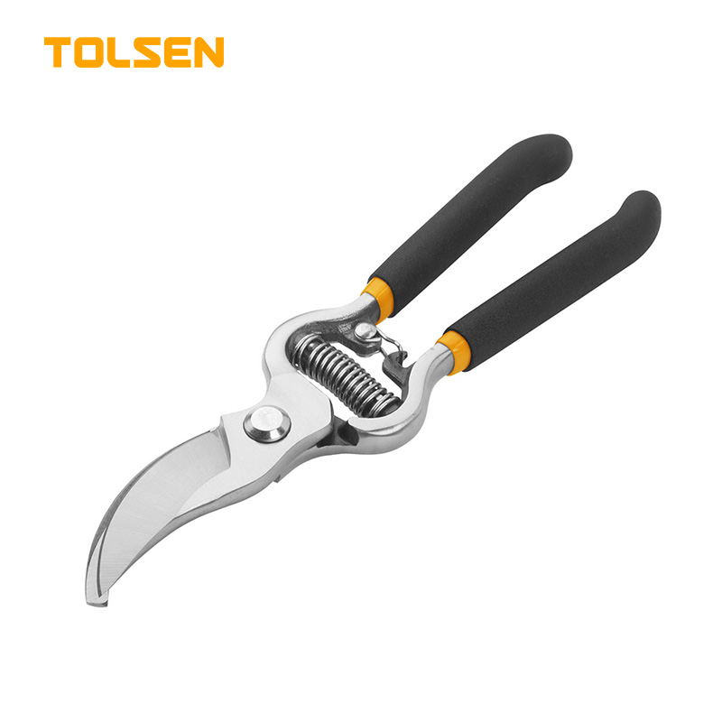 Tolsen 8" Garden Pruning Shear Bypass Pattern 200mm or 8 Inch Dipped Handle Model: 31018