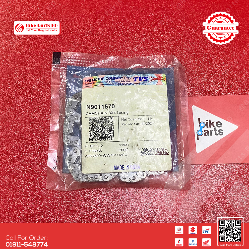 Timing Chain for TVS Raider 125cc, RTR 2V 160cc & RTR 4V 160cc bike._img_1