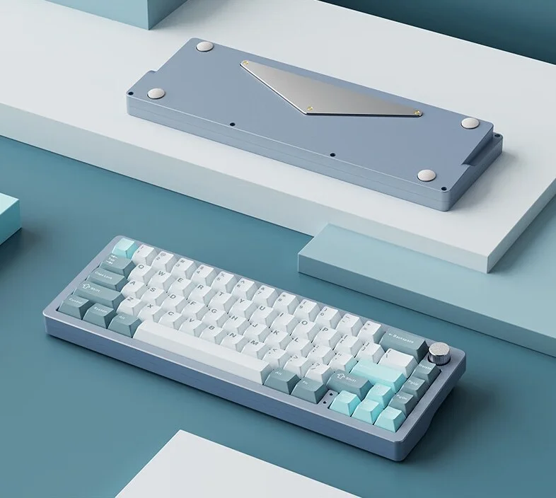 XINMENG A66 Aluminium Alloy Keyboard - Blackplum Switch_img_0