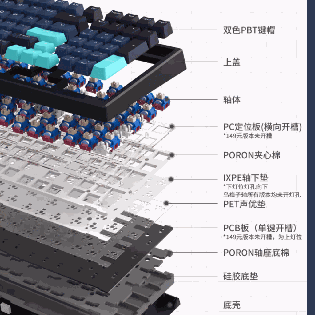 XINMENG X98 PRO Wireless Tri-Mode Mechanical Keyboard_img_3