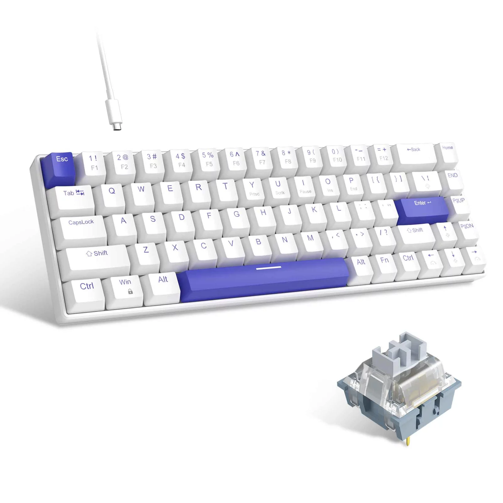 (Sold Out) MAGEGEE MK-BOX (UPGRADED VERSION) 68 Keys Hotswap Mechanical keyboard_img_1