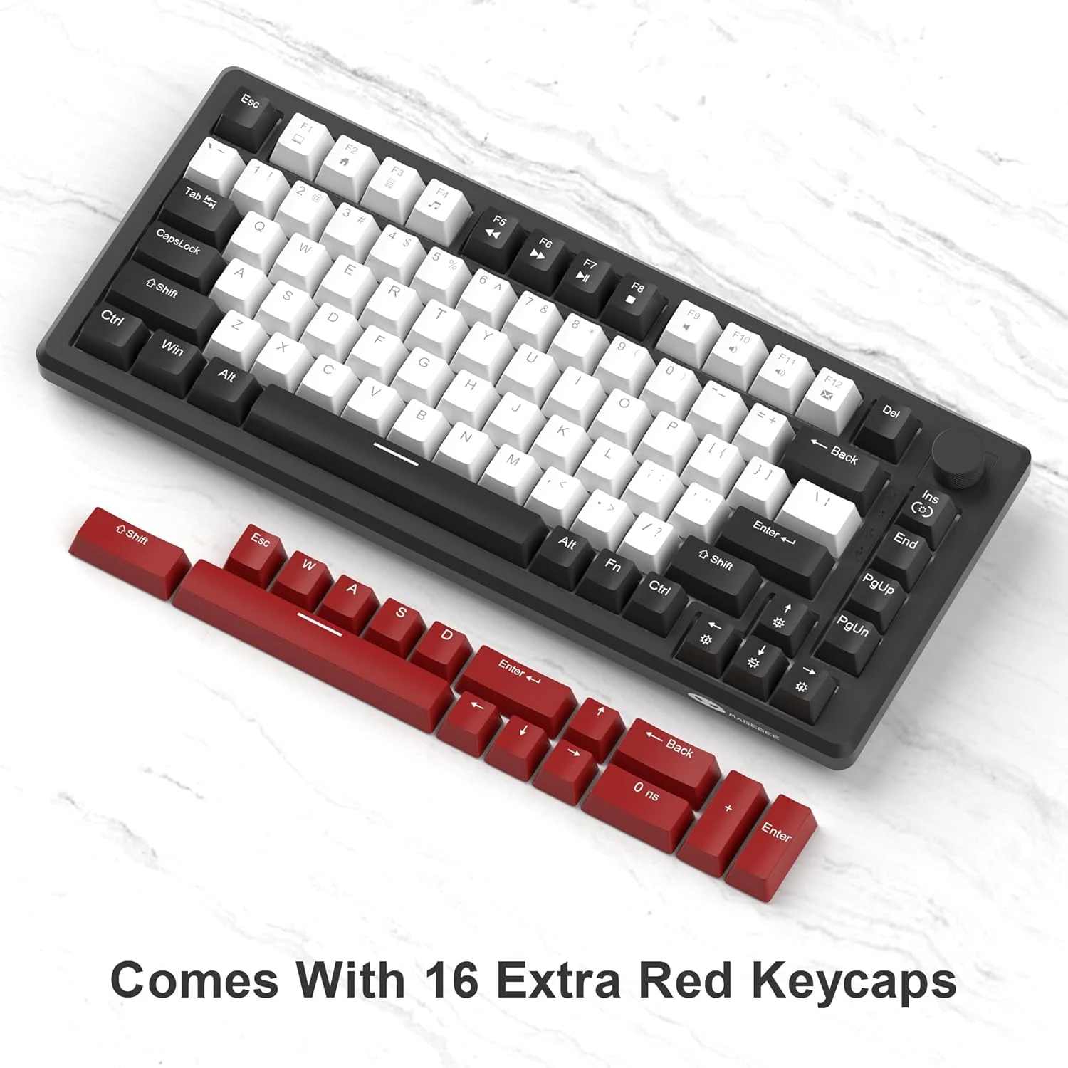 (Sold Out) MAGEGEE STAR75 Wired Mechanical Keyboard - Red Switch_img_4
