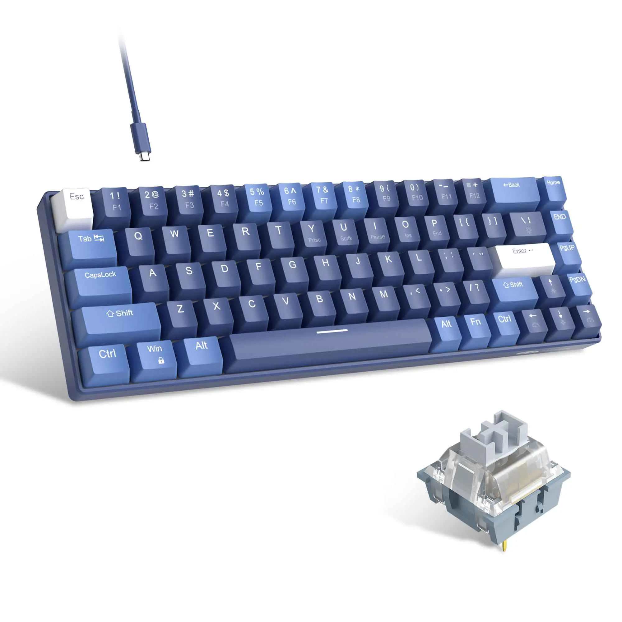 (Sold Out) MAGEGEE MK-BOX (UPGRADED VERSION) 68 Keys Hotswap Mechanical keyboard_img_0
