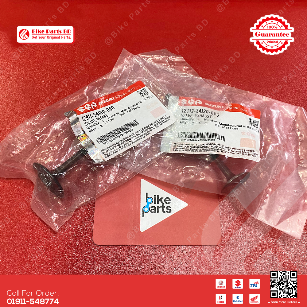 Valve Intake & Valve Exhaust for Suzuki Gixxer & Gixxer SF (Old & New Model) bike._img_1