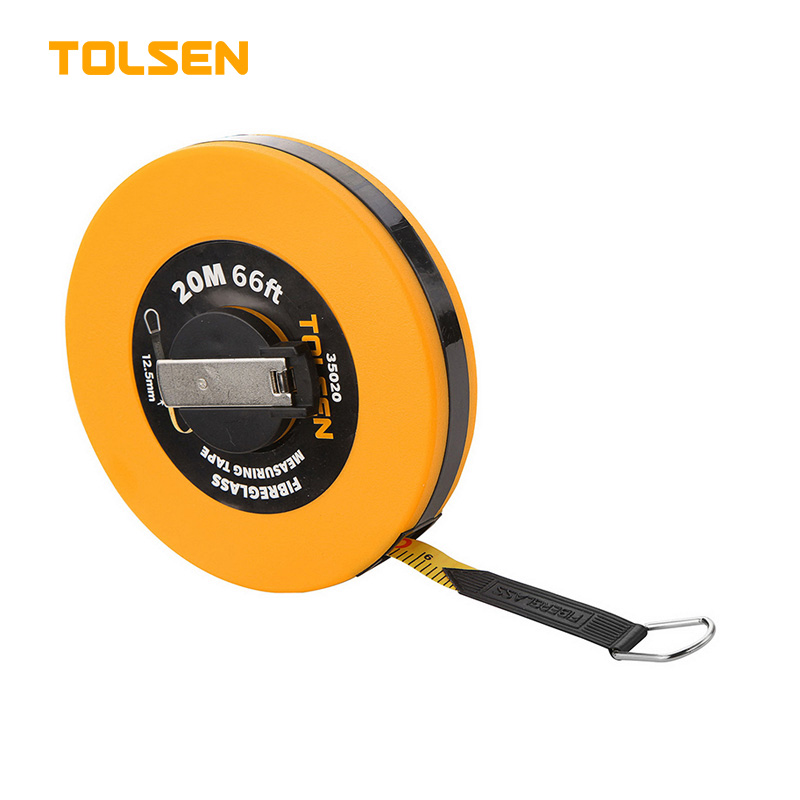 Tolsen 20M 66ft Fiberglass Measuring Tape Model: 35020