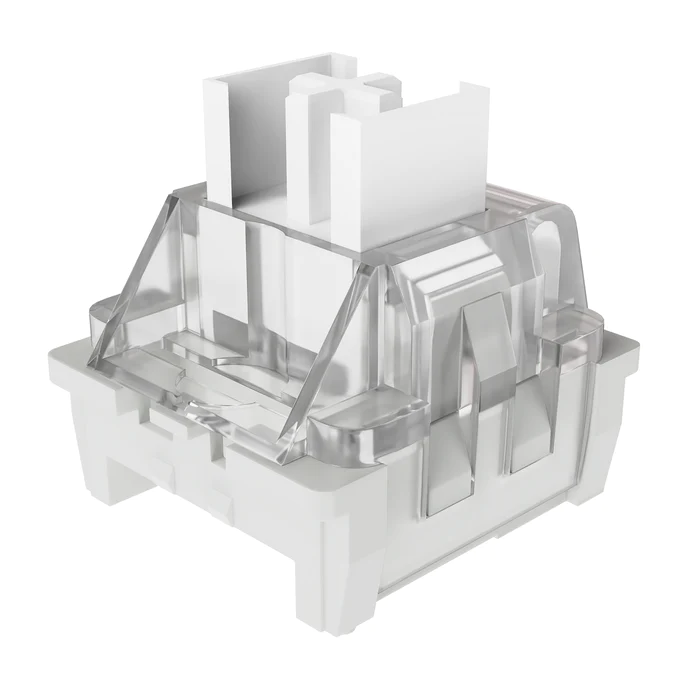 ATTACK SHARK Milky White Switches Factory Lubed