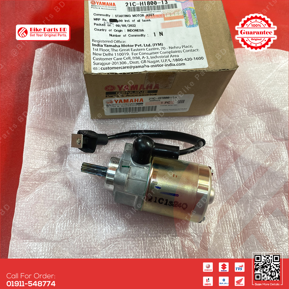 Starting Motor Assy for Yamaha FZS V1 & Fazer V1 bike._img_0