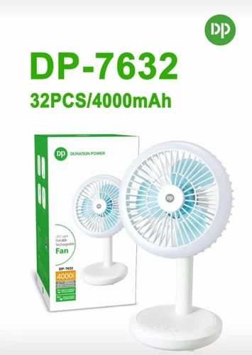 DP-7632 Rechargeable Portable Fan With LED Light_img_2
