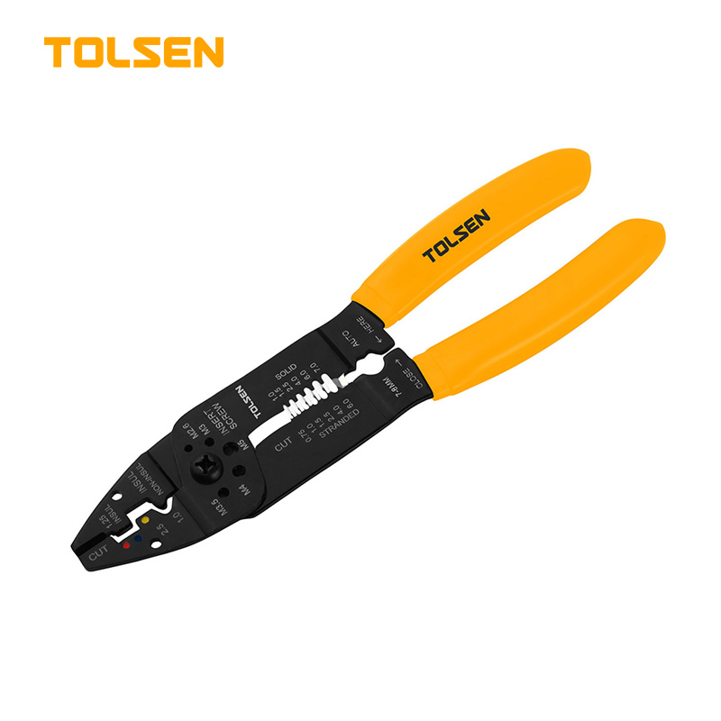Tolsen 8.5" Wire Stripping And Crimping Pliers ( 215mm, 8.5 inch) Model: 38052