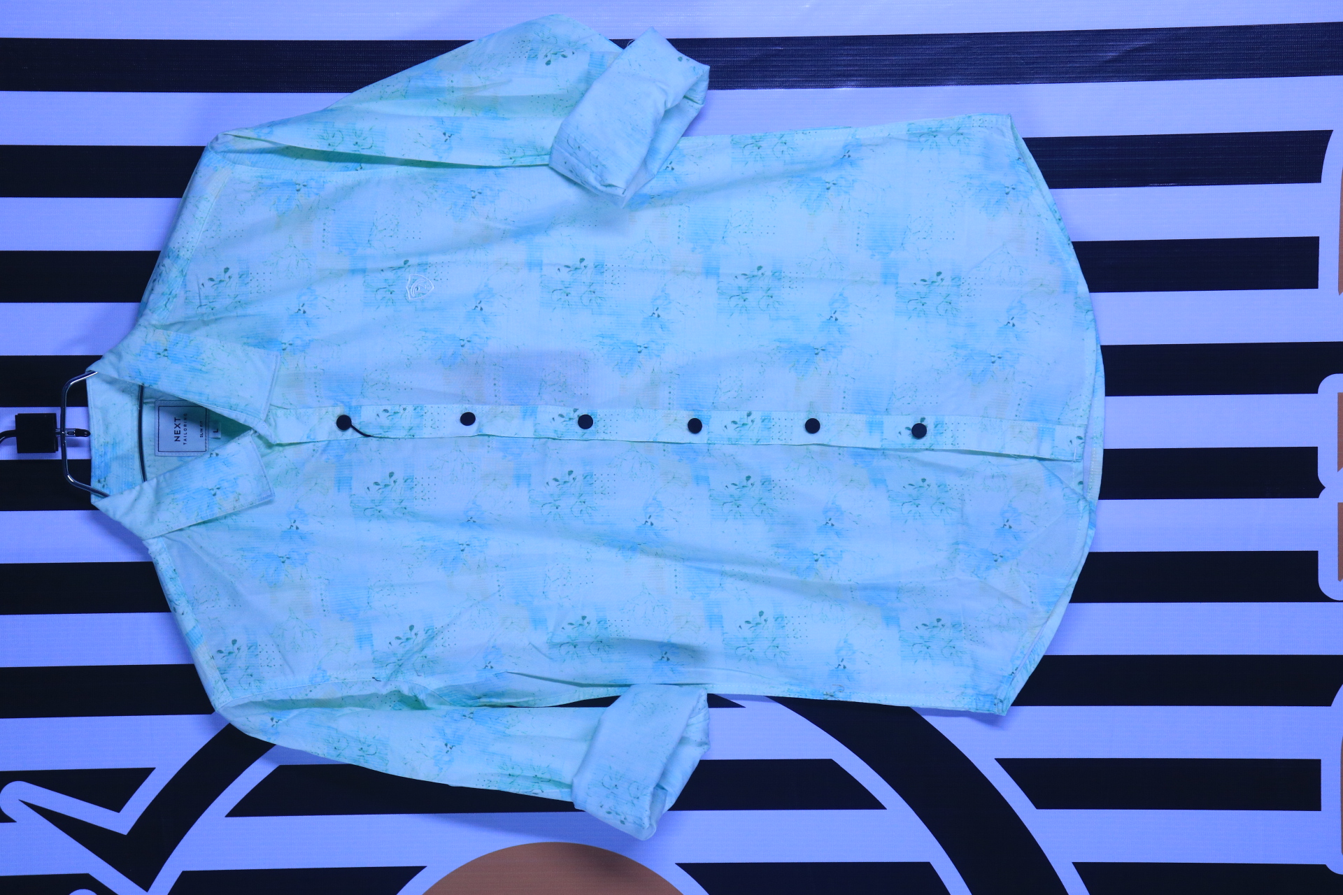 Sky Blue Floral Printed Shirt – Light & Breezy_img_0