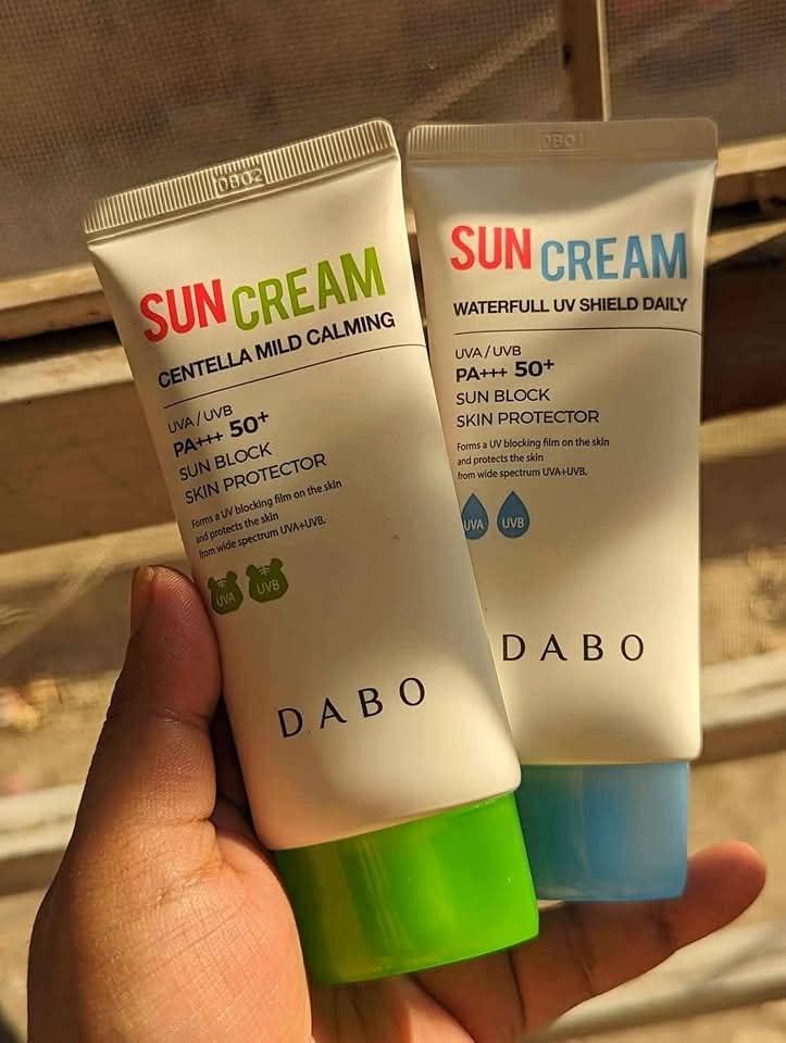 Dabo Centella Mild calming and waterfull uv Shield Daily Sunscreen