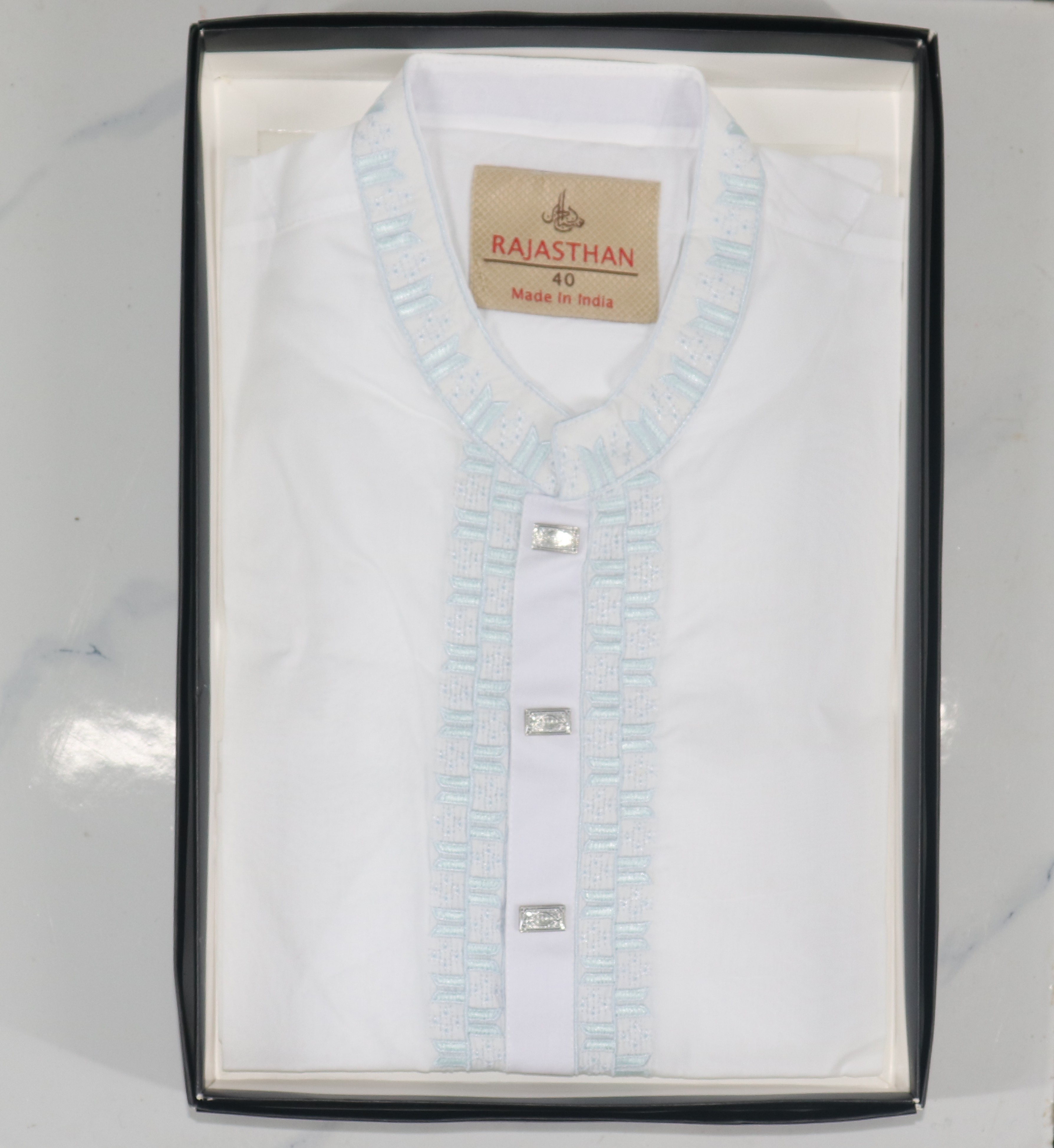 Embroidered Cotton Elegance - Panjabi_img_0