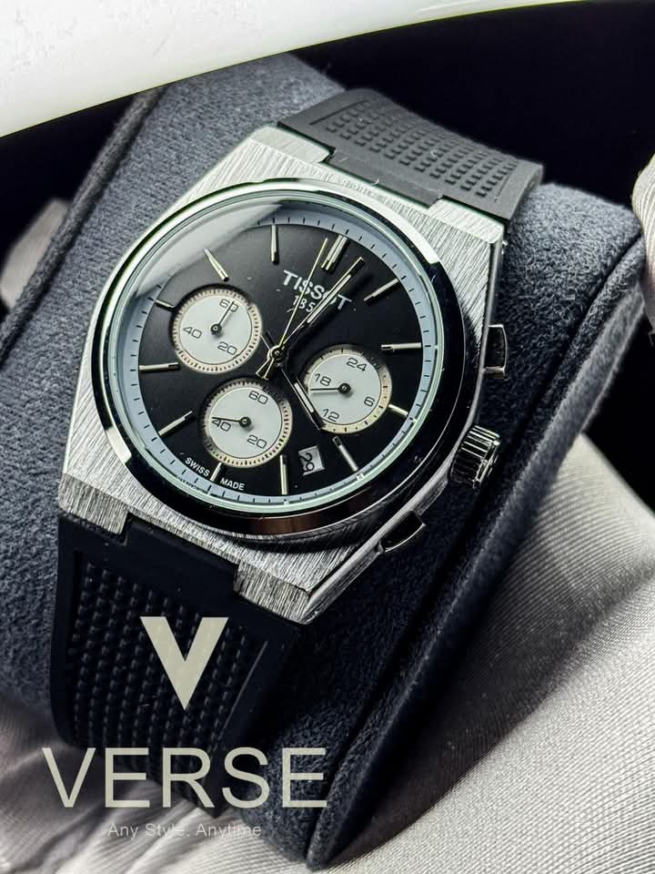 Tissot PRX fiber black belt black dial