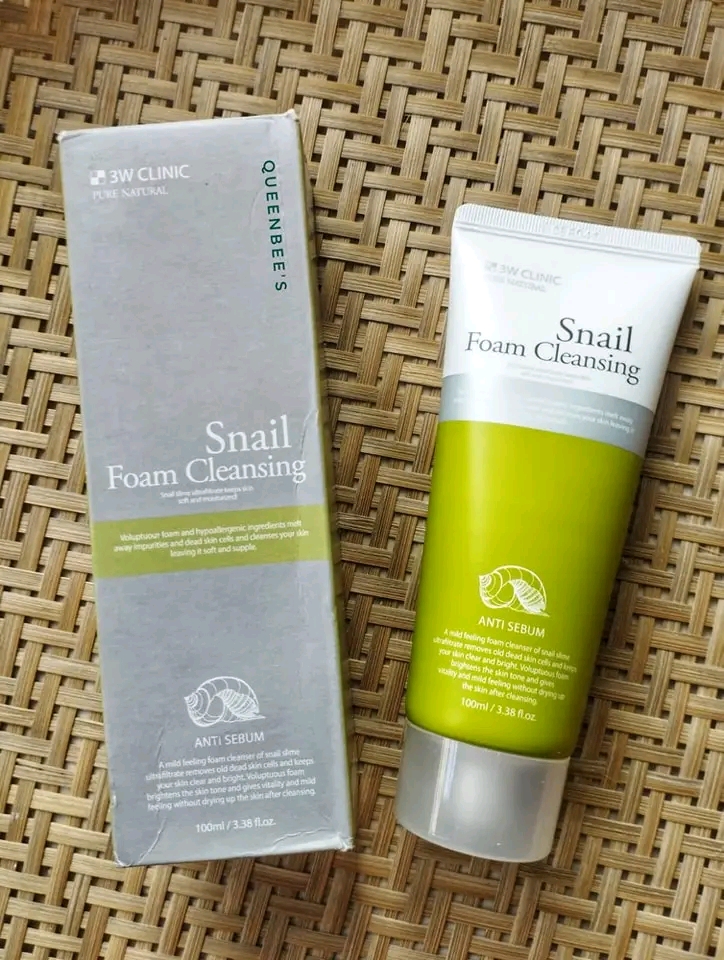 3W Clinic Snail Foam Cleansing(100ml)