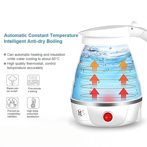 Foldable Travel Electric Kettle-Blue Color_img_3