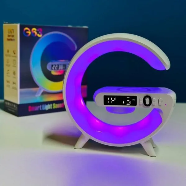 G63 Atmosphere RGB Light Bluetooth Speaker With Wireless Charging_img_2