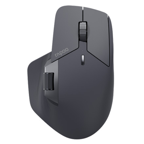 Rapoo MT760 Rechargeable Tri-Mode Wireless Mouse – Black Color_img_0