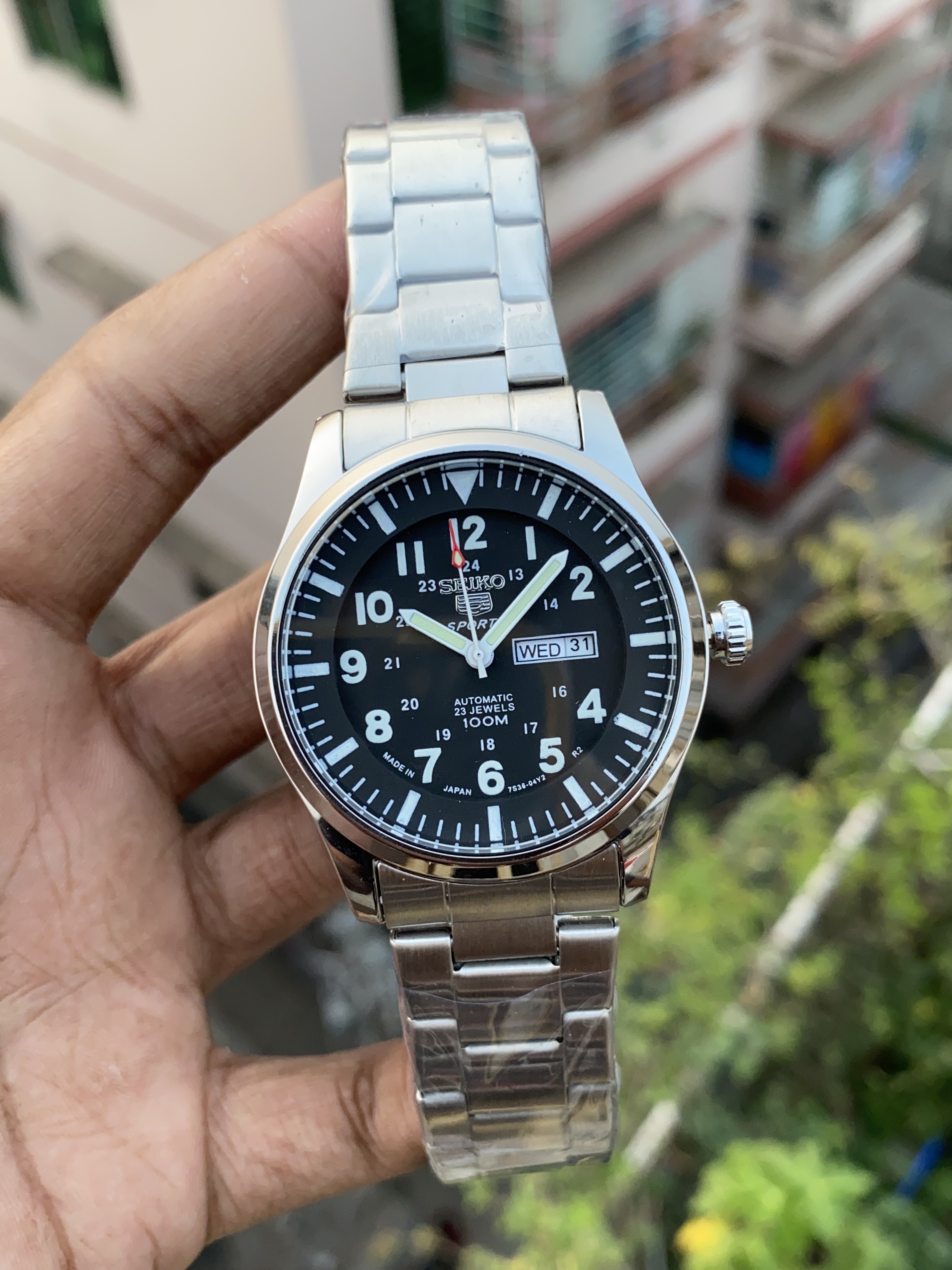 SEIKO daydate black dial_img_0