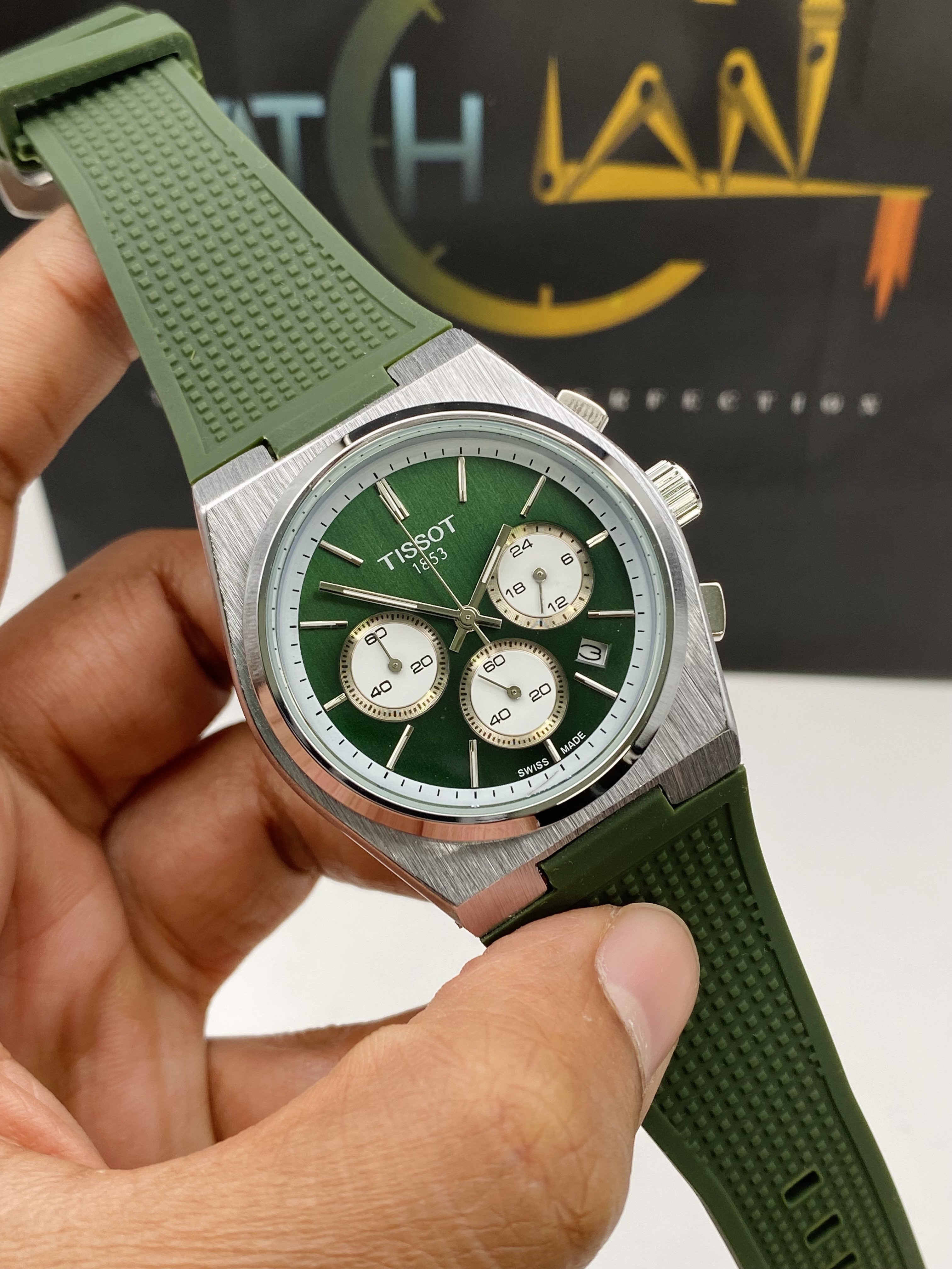 Tissot PRX Chronograph Rubber Strap 40mm._img_1