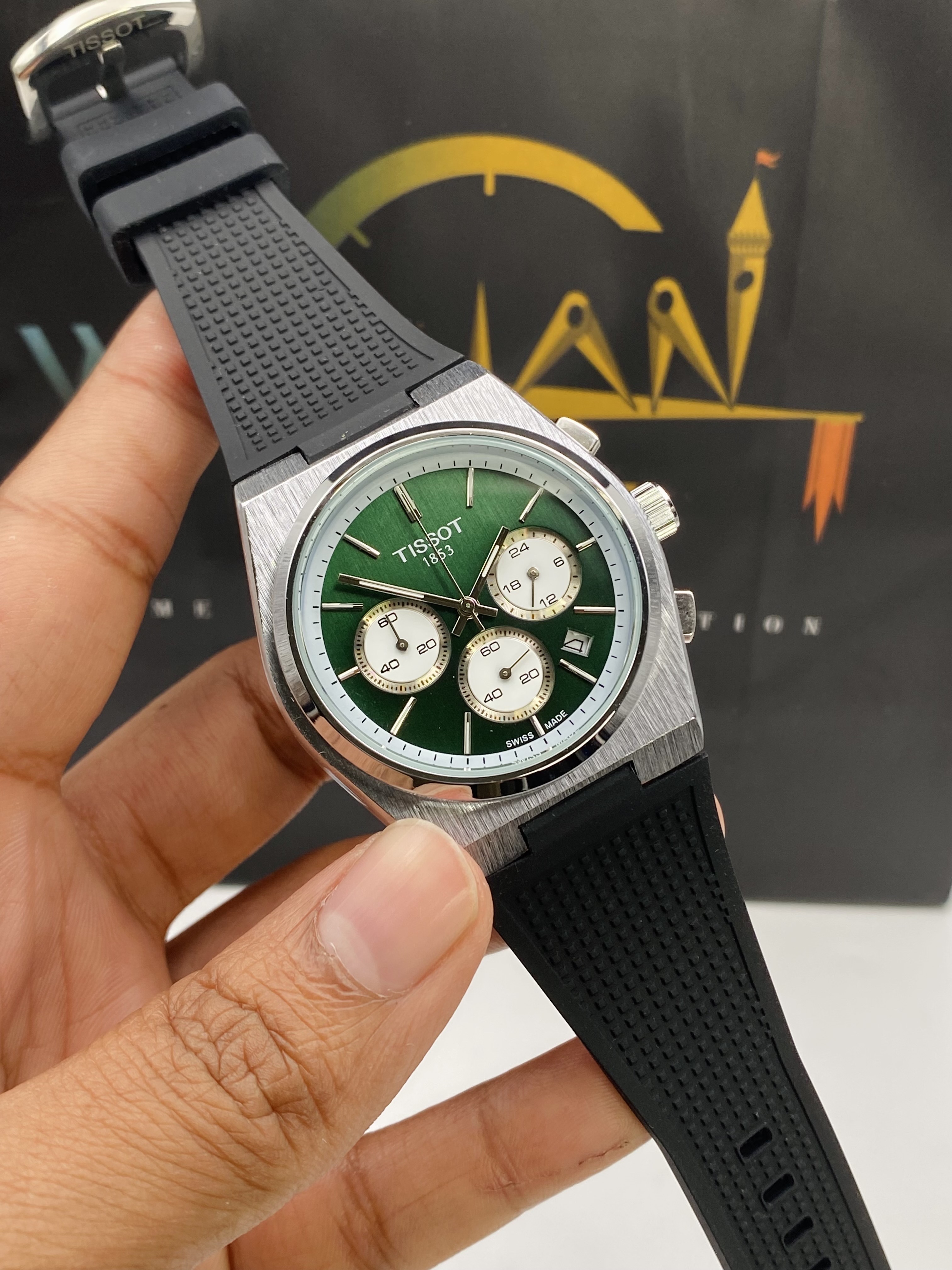 Tissot PRX Chronograph Rubber Strap 40mm._img_7