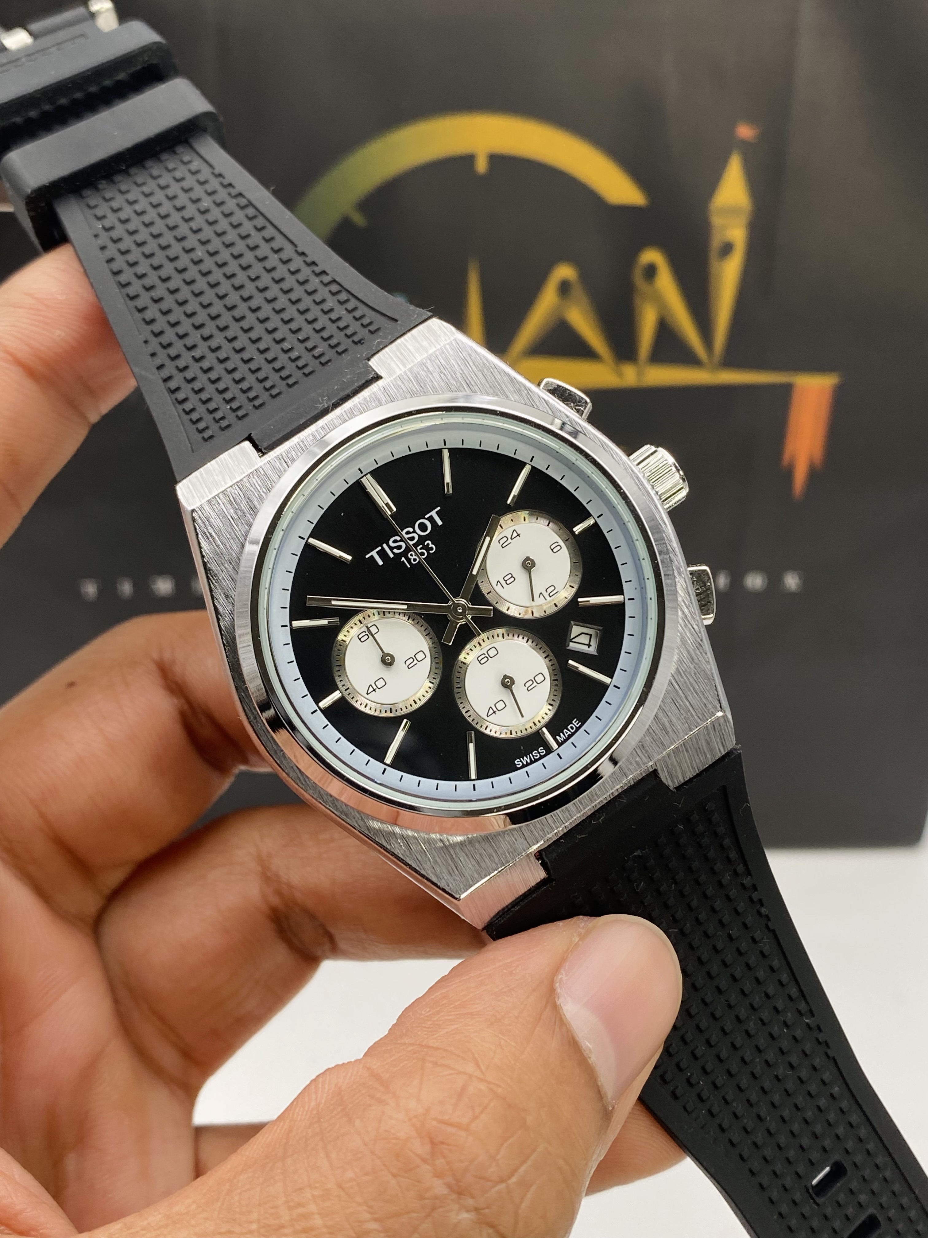 Tissot PRX Chronograph Rubber Strap 40mm._img_6