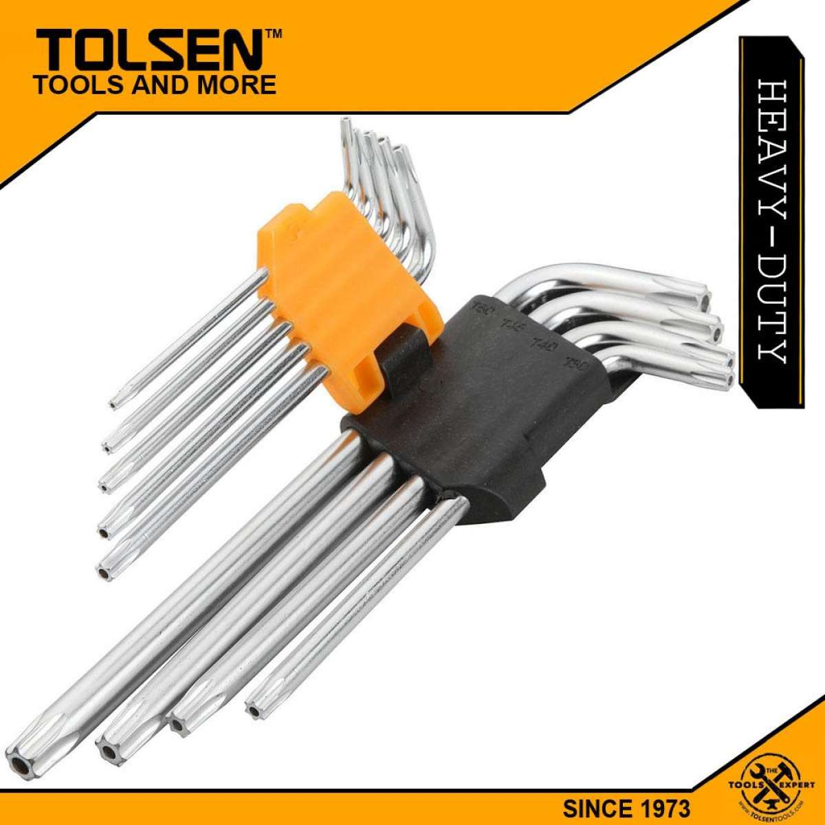 TOLSEN 9pc Torx Long Arm Allen Hex Key Set Model 20056_img_1