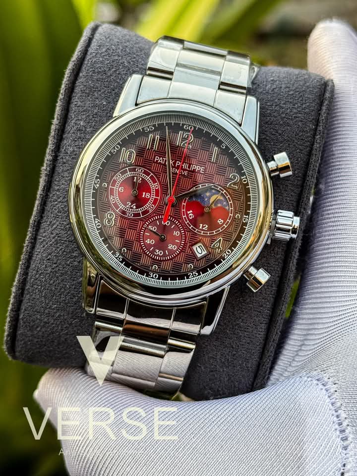 Patek chrono chain red dial
