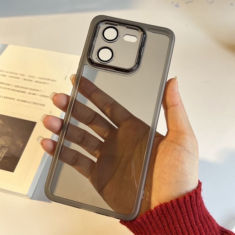 IQOO Z9x electroplating lens  glass film transparent mobile phone case_img_0