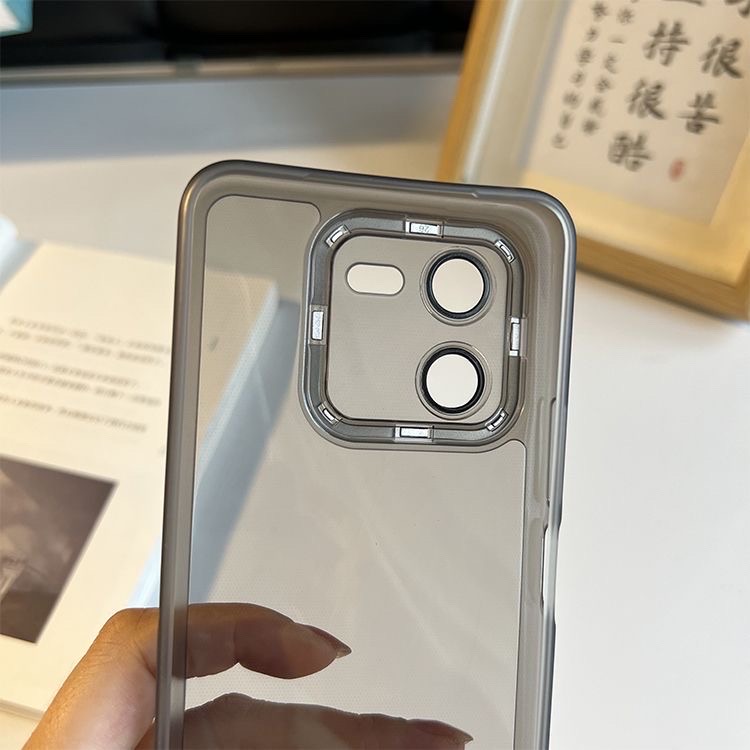 IQOO Z9x electroplating lens  glass film transparent mobile phone case_img_1