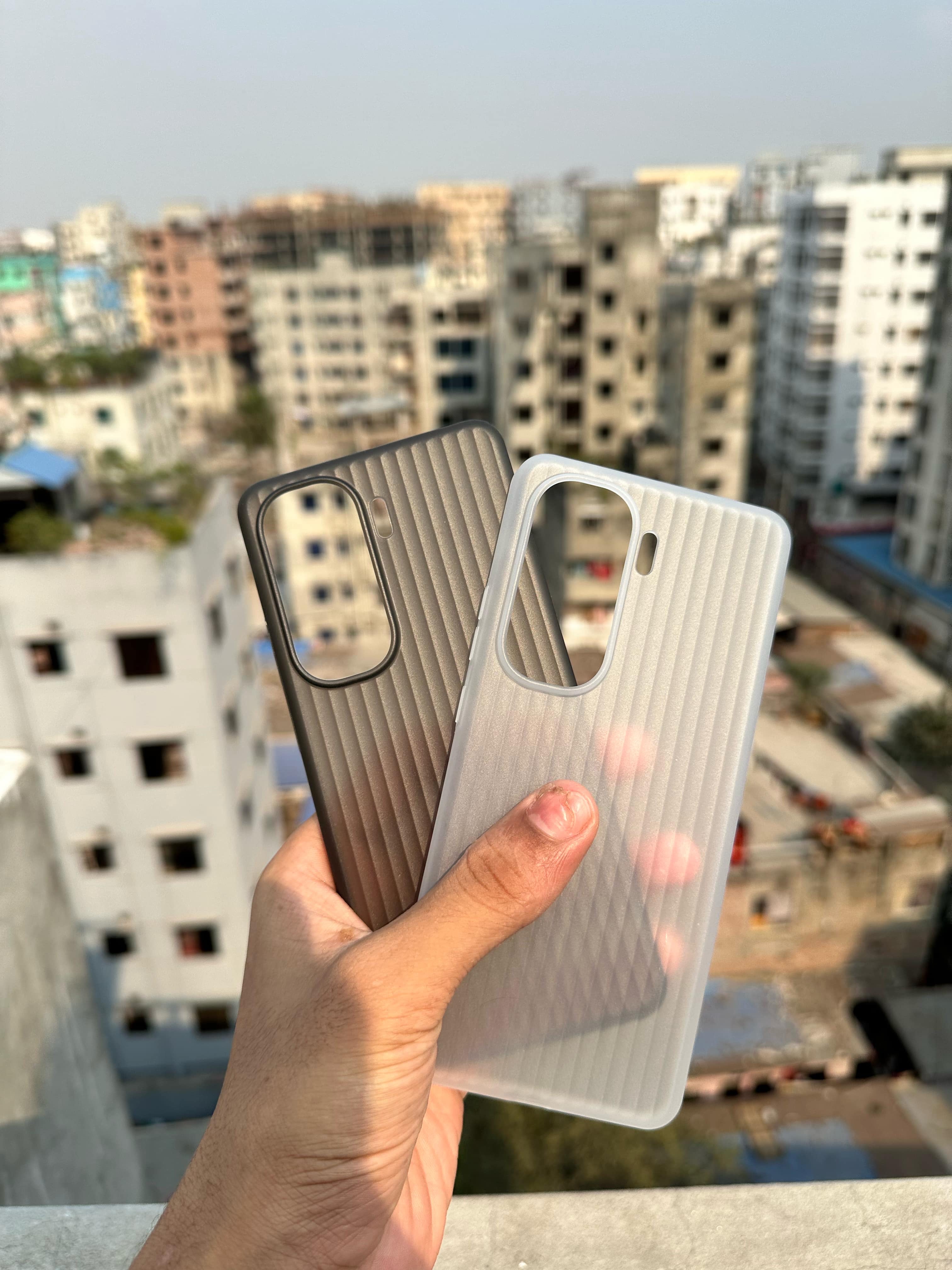 IQOO Neo10 Ultra-thin transparent non-yellowing PP shell corrugated mobile phone case_img_0